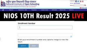 NIOS Class 10 Result 2025 LIVE एनआईओएस कक्षा 10वीं का रिजल्ट कब आएगा niosacin से डाउनलोड करें मार्कशीट