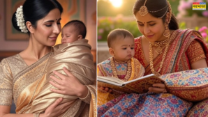 गोद में बच्चा लिए मम्मी बन ऐसी लगेंगी कैटरीना कैफ वायरल फोटोज में पहने ऐसे शाही साड़ी-लहंगे कि अदा देख विक्की भी फिदा
