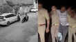 बाइक सवार ने स्कूल गर्ल संग की छेड़छाड़ पुलिस ने दी ऐसी सजा फिर चल नहीं पाया बदमाश देखें VIDEO