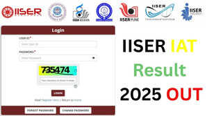 IISER IAT Result 2025 OUT जारी हो गया आईआईएसईआर आईएटी परीक्षा का परिणाम जानें कब से शुरू हो रही काउंसलिंग