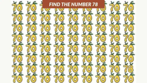 IQ Test 70 के झुंड में 78 ढूंढ़ने वाले को मिलेंगे पूरे नंबर दम है तो खोजकर दिखाएं