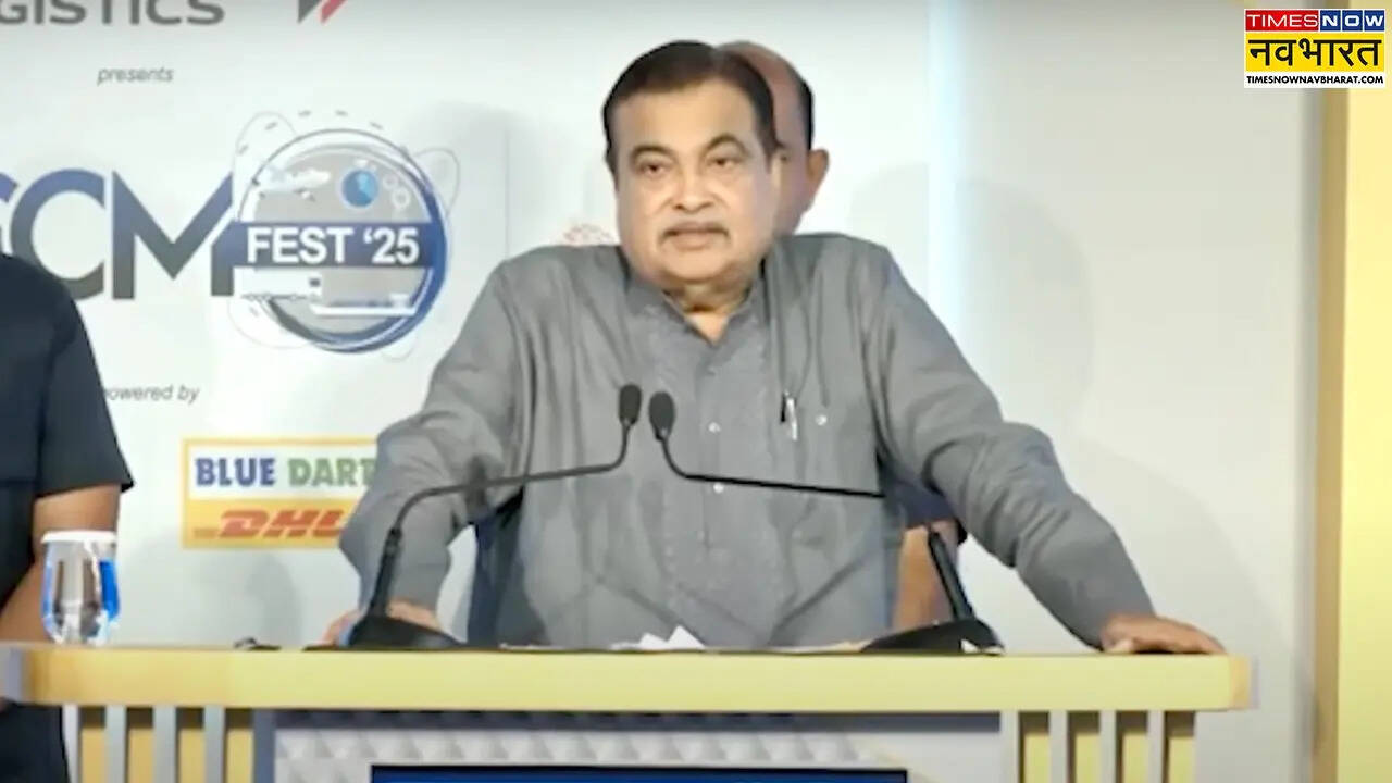 Nitin Gadkari, ET Edge SCM Summit 2025, India logistics cost reduction, 5 trillion economy