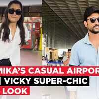 Stars Spotted रश्मिका ने नए अंदाज ने खींचा ध्यान कूल लुक में नजर आए विक्की