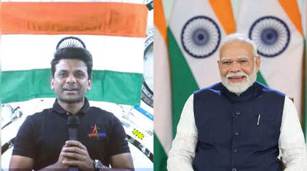 'आपको पृथ्वी माता की परिक्रमा करने का मिला सौभाग्य', PM मोदी ने ISS पर मौजूद शुभांशु शुक्ला से कही यह बात