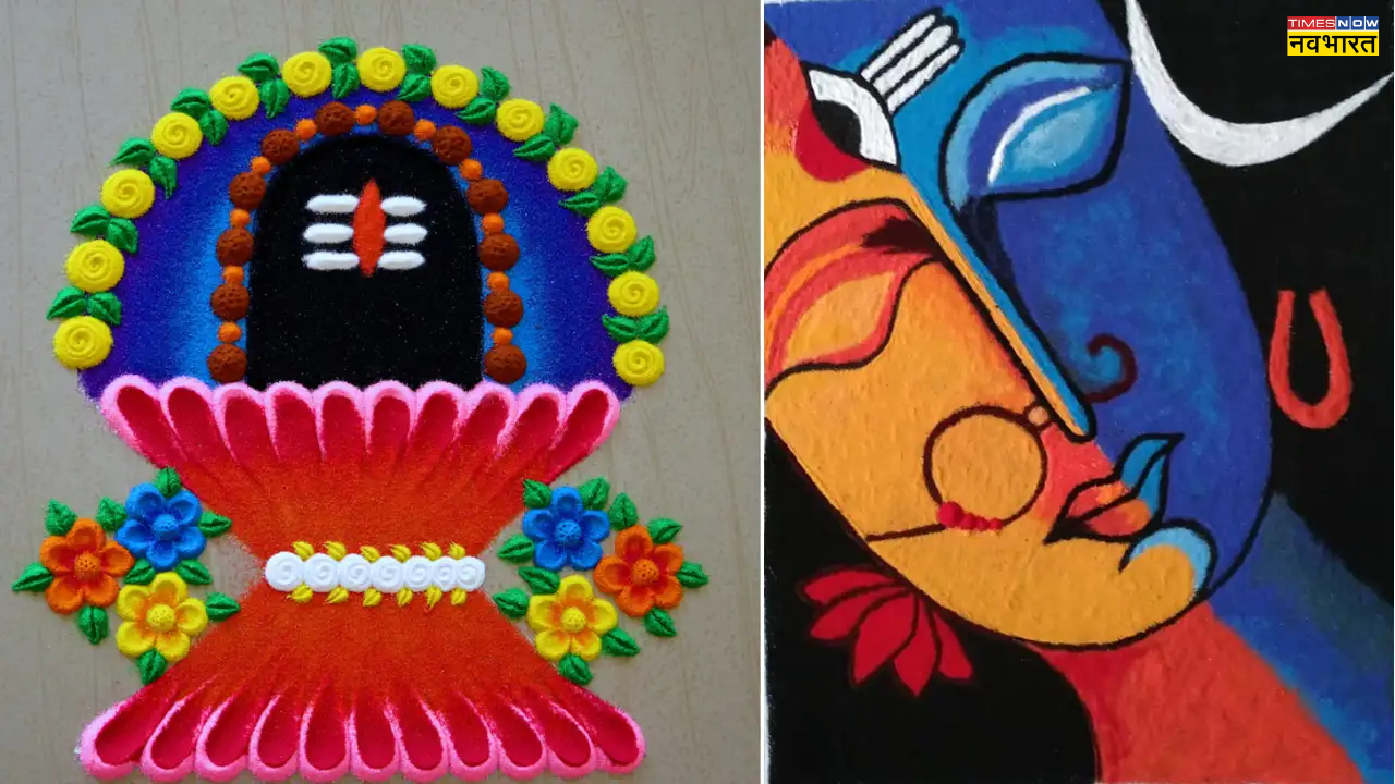 Foto de diseño de Sawan 2025 Rangoli