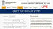 cuetntanicin CUET UG Result 2025 Date LIVE इस डायरेक्ट लिंक से डाउनलोड करें सीयूईटी यूजी रिजल्ट जानें कब तक होगा जारी