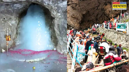 अमरनाथ यात्रा के लिए छठे जत्थे में 8,600 से अधिक तीर्थयात्री जम्मू आधार शिविर से रवाना हुए