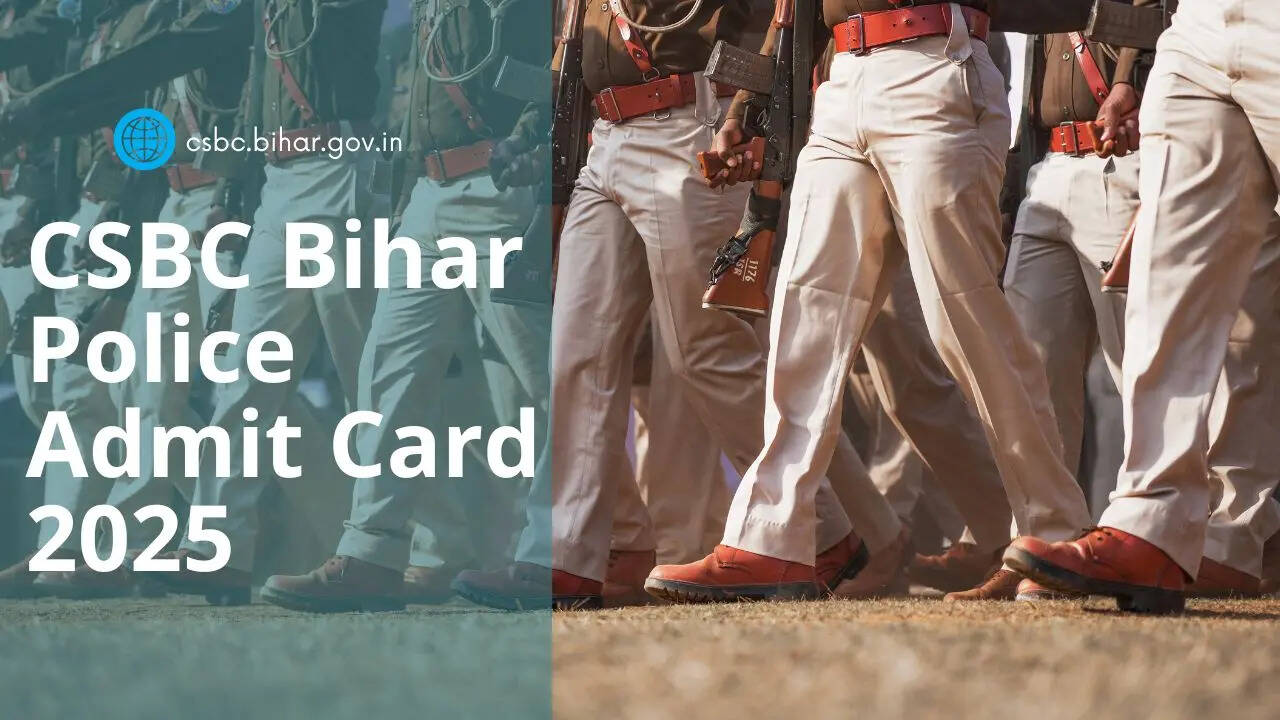 CSBC Bihar Police Admit Card 2025