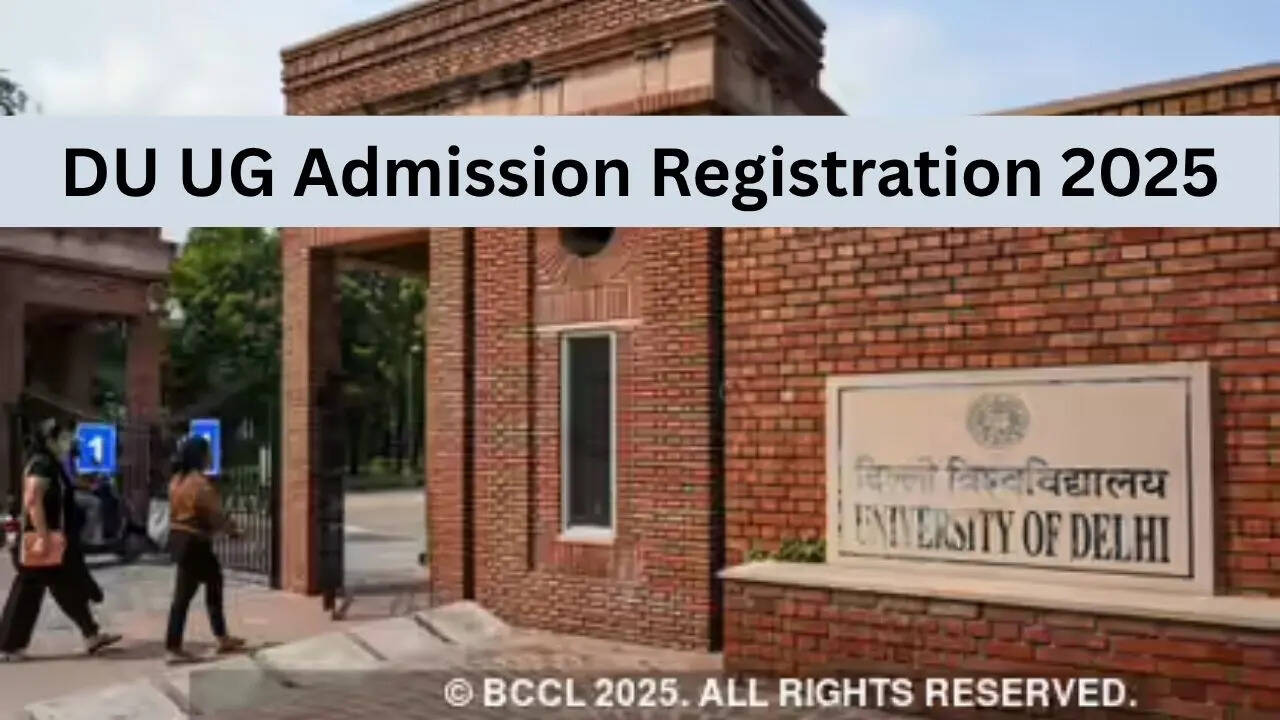 Delhi University Admission 2025, DU UG Admission Registration 2025
