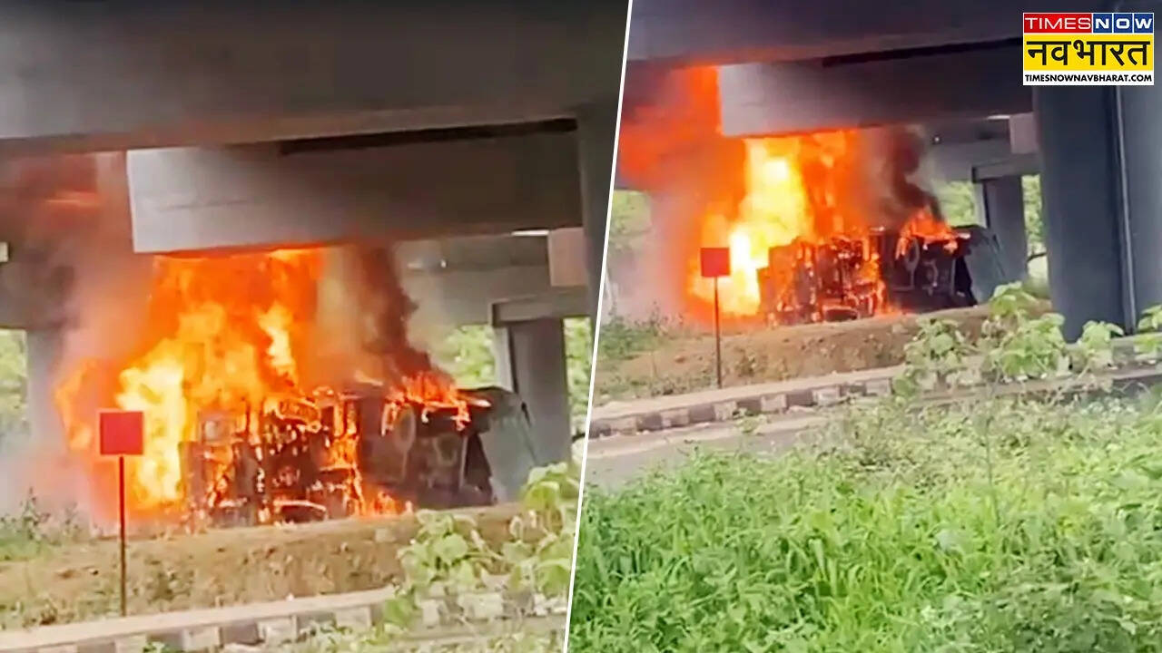Delhi-Mumbai Expressway Fire Incidence