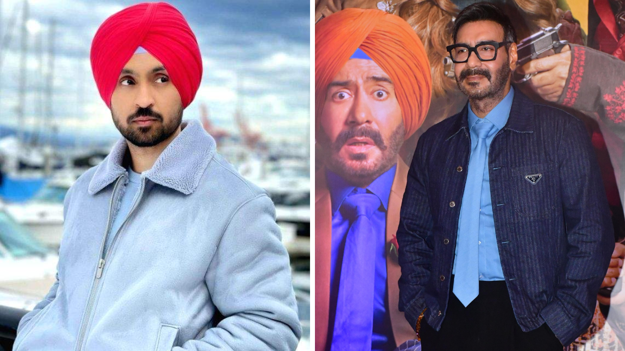Diljit Dosanjh and Ajay Devgn