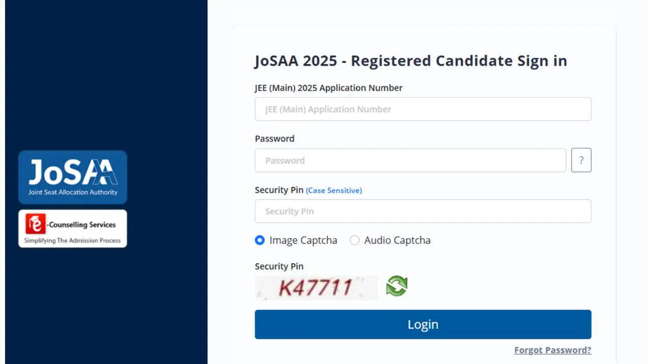 JoSAA 2025 Seat Allotment Result out