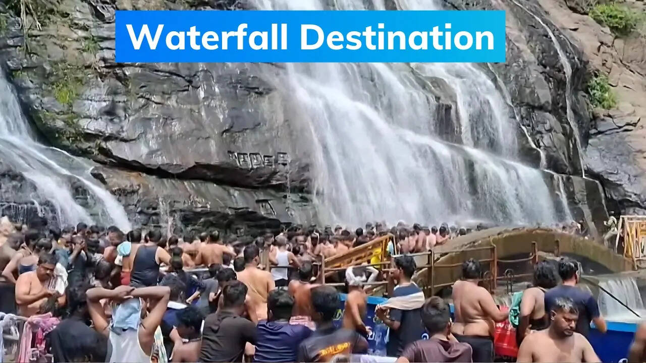 Kuttralam Falls Tenkasi Tamil Nadu