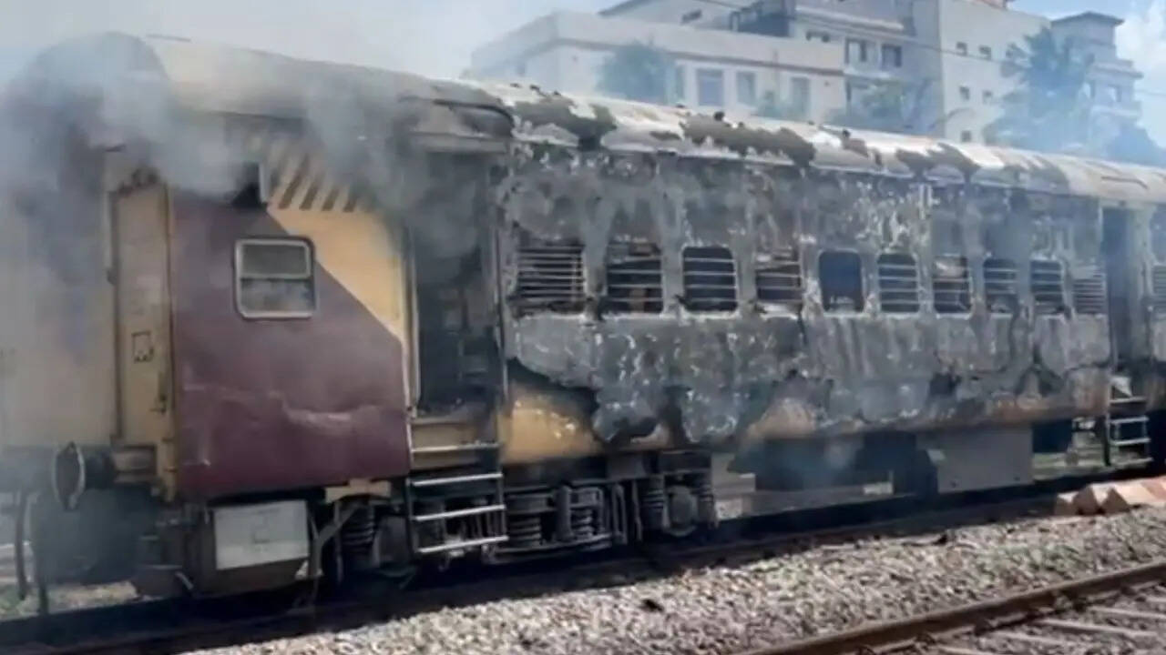 train fire