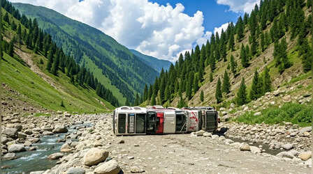 Doda Road Accident: J&K के डोडा में दर्दनाक हादसा, टेंपो ट्रैवलर खाई में गिरा; 5 की मौत, कई अन्य घायल