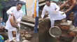 एक तसला और डालो फोटो नहीं आई तभी धड़ाम से गड्ढे में जा गिरे डॉक्टर साहब देखें VIDEO