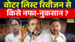 Bihar Voter List News विपक्षी दलों के निशाने पर Election Commission Voters Verification News