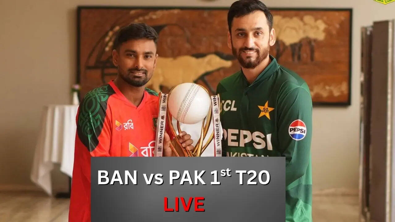 BAN vs PAK 1st T20I LIVE