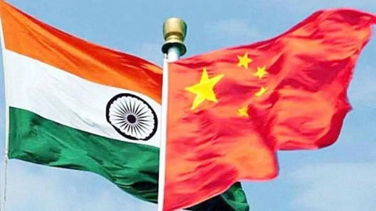 China Flag India