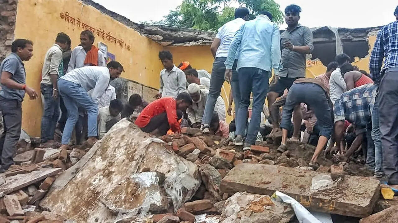 Rajasthan School Roof Collapses