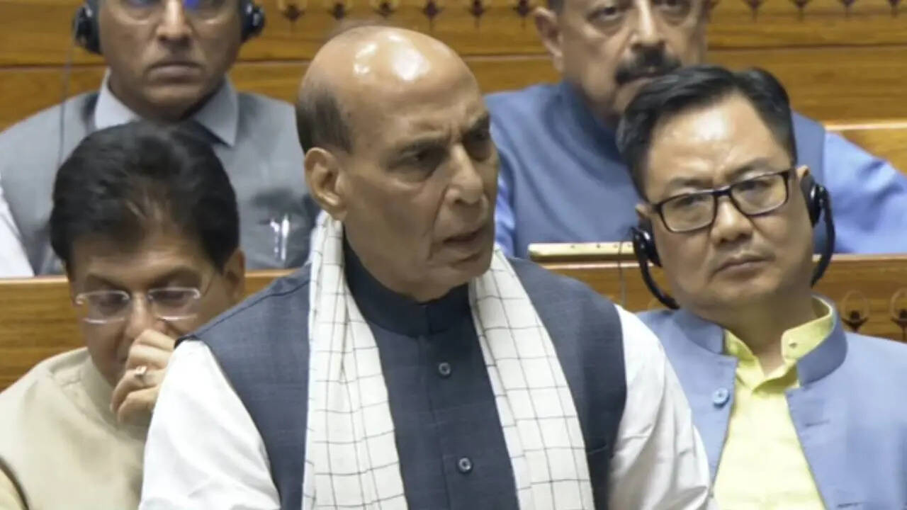 Rajnath Singh Oposition Questions Sansad TV
