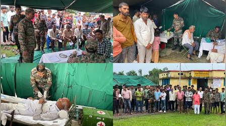 मध्य प्रदेश, राजस्थान और पंजाब में बाढ़ राहत कार्यों में जुटी भारतीय सेना; 300 से ज्यादा लोगों को सेना दे रही प्राथमिक इलाज