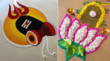 Sawan Last Monday Rangoli Design सावन के आखिरी सोमवार पर आंगन में बनाएं ऐसी रंगोली देखें लेटेस्ट सिंपल ईजी रंगोली डिजाइन फोटो