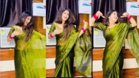Bhabhi Dance दिलबर-दिलबर गाने पर भाभी का मदहोश करने वाला डांस दिल थामकर देखें वीडियो
