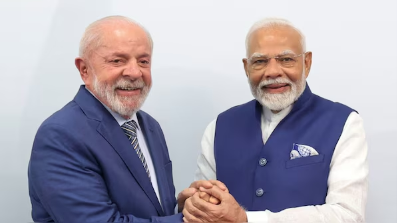 PM Modi - Louis inacio Lula da Silva Talk