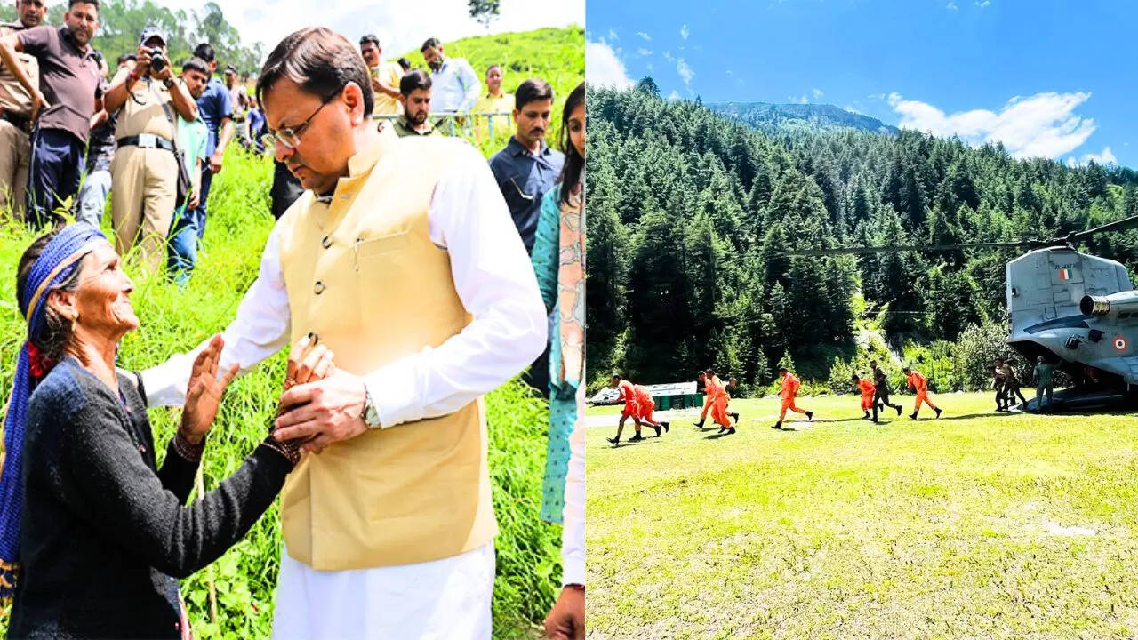 Uttarkashi Cloudburst Onoing Leaff Bigts (Foto: ANI)