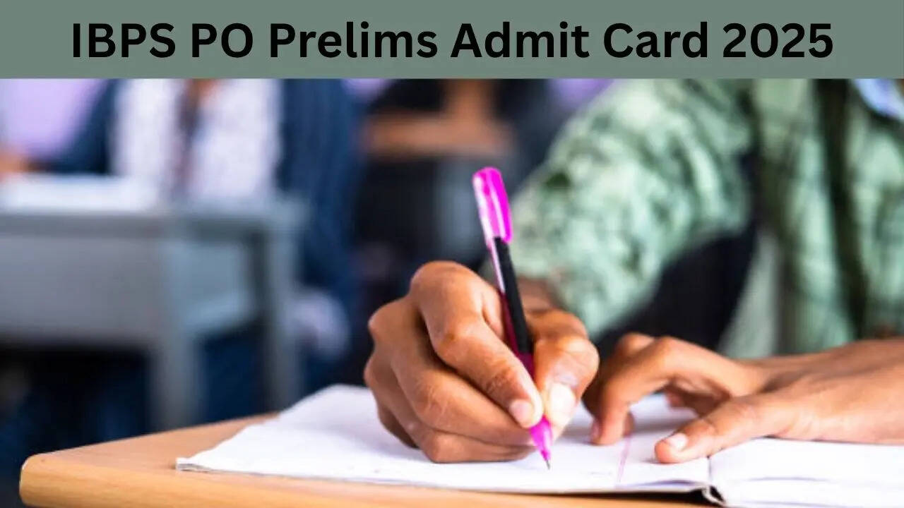 IBPS PO Prelims Admitir Card 2025, IBPS PO Admitir Card 2025