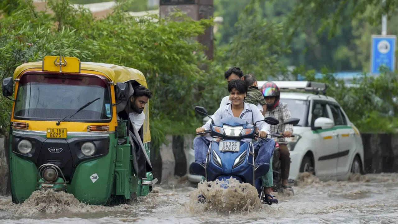 delhi waterlogging