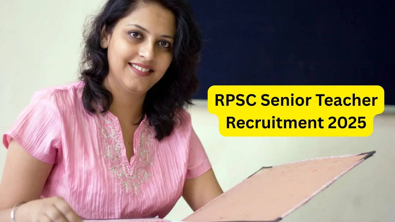 RPSC Senior Teacher Recruitment 2025