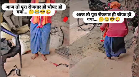Funny Video: सपेरे के बीन बजाते ही भाग निगल कोबरा, वीडियो देख लिया तो पेट पकड़कर हंसेंगे