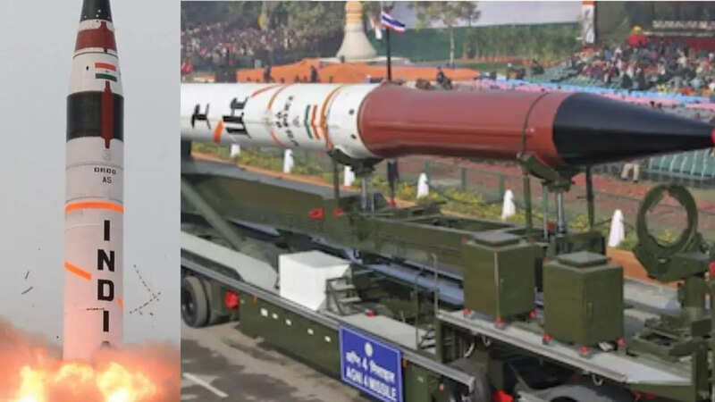 अग्नि श्रृंखला भारत की परमाणु-सक्षम मिसाइलों का मुख्य आधार (फोटो:canva))