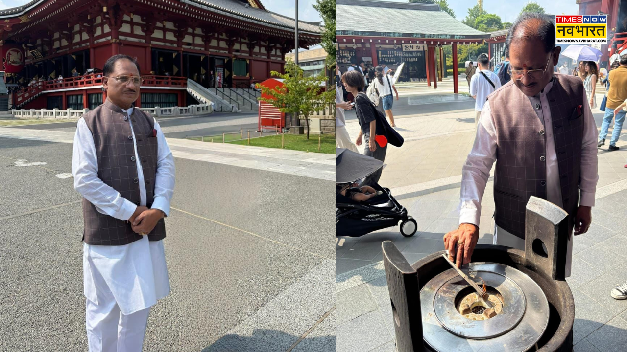 CM Vishnudev offered prayers at Asakusa Temple