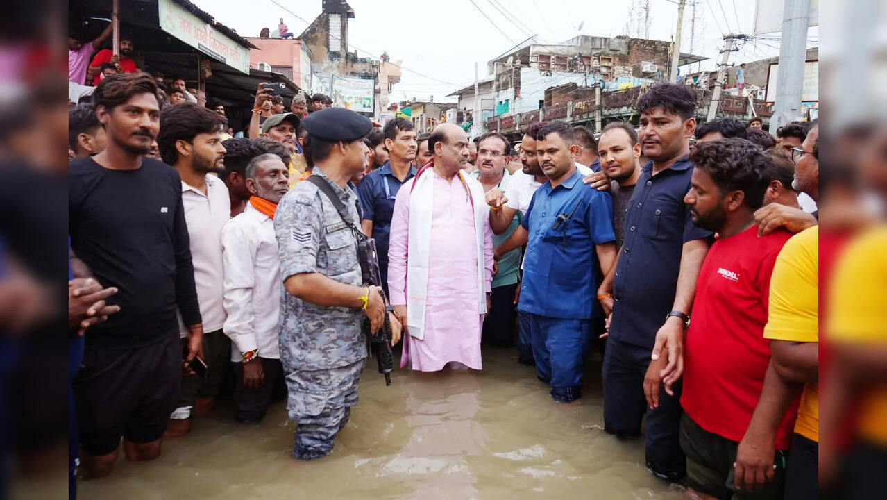कोटा-बूंदी में बारिश से आफ़त, हालात का जायज़ा लेने पहुंचे लोकसभा अध्यक्ष ओम बिरला