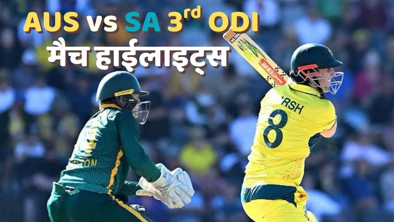 AUS vs SA 3rd ODI Match Highlights