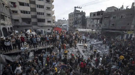 Gaza News: गाजा में 24 घंटे के भीतर मारे गए 64 फ़िलिस्तीनी, अकाल और कुपोषण के कारण आठ नई मौतें