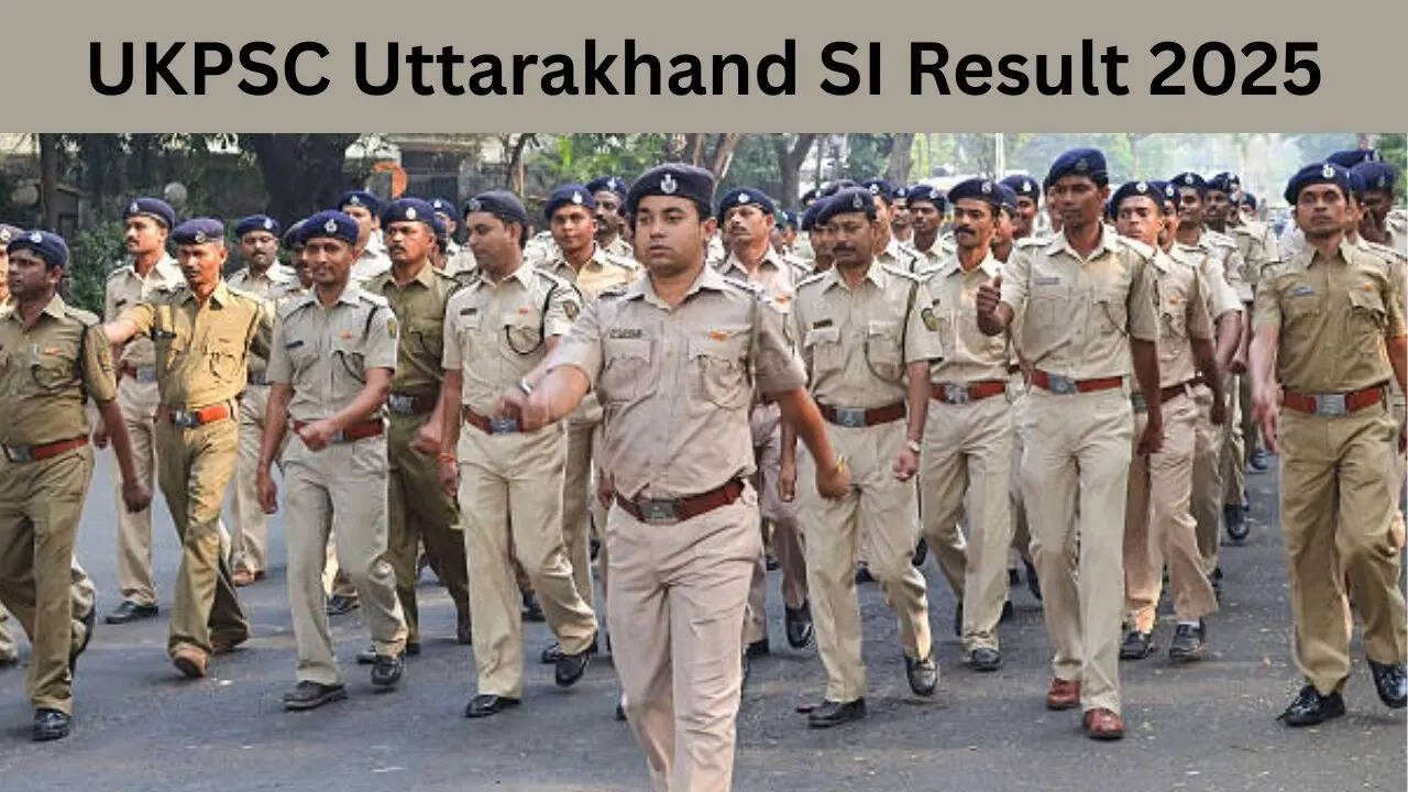 UKPSC Uttarakhand SI Result 2025 Released