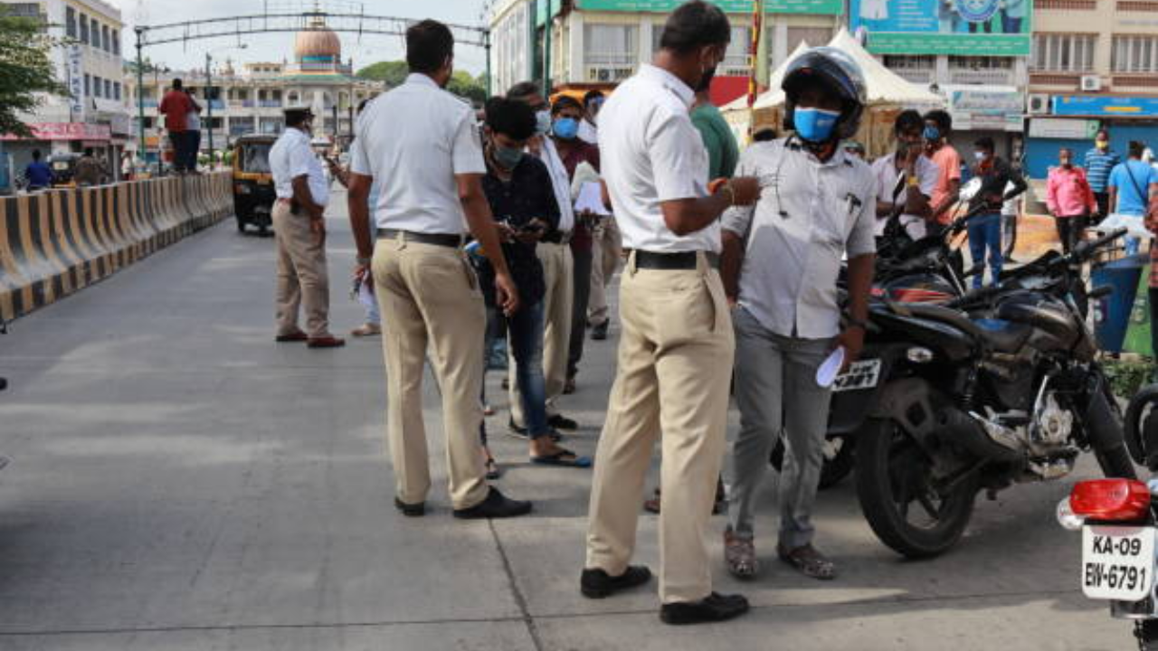 bengaluru traffic fine