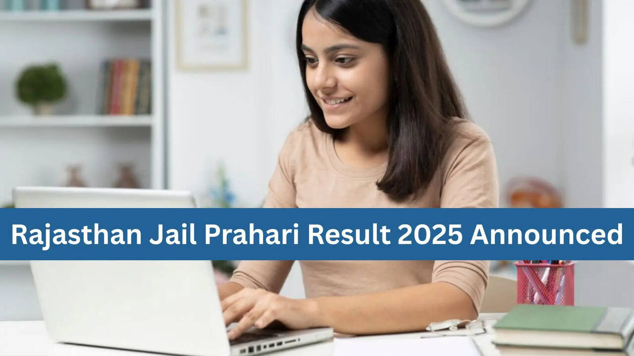 Rajasthan Jail Prahari Result 2025 Announced