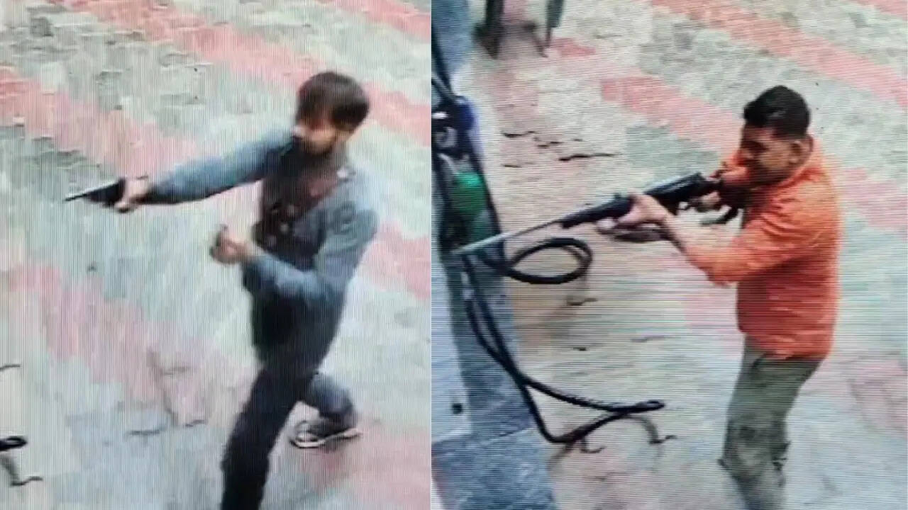 bhind petrol pump firing