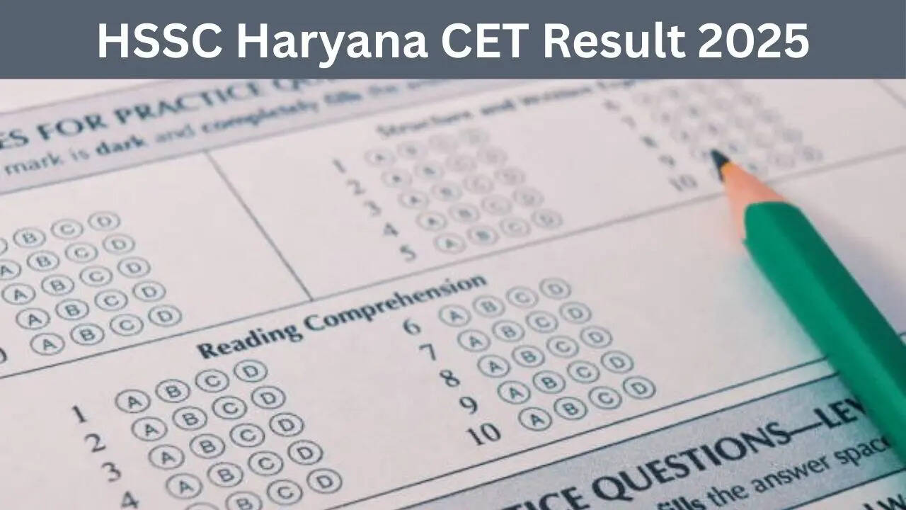 HSSC Haryana CET Result 2025