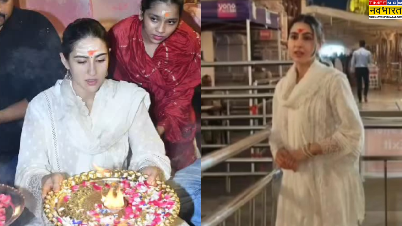 Sara Ali Khan Ganga Aarti
