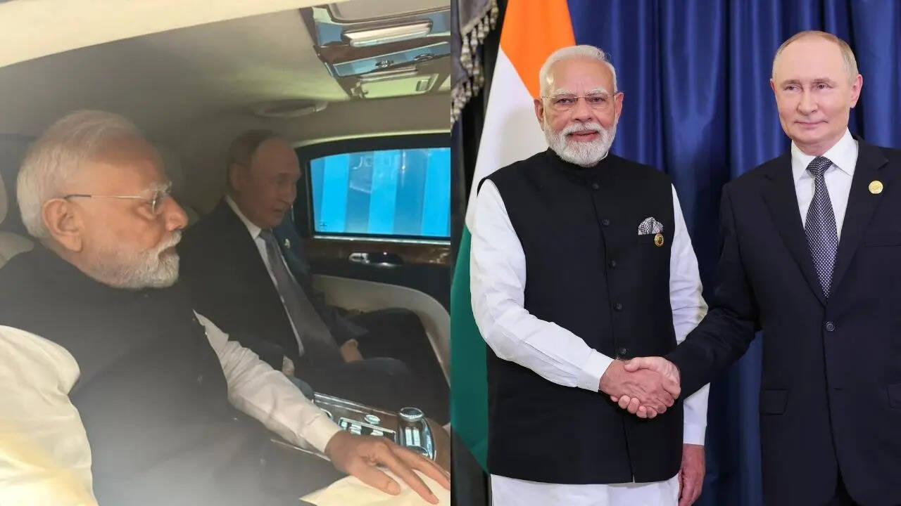 PM Modi travel in Putin's Aurus Senat car