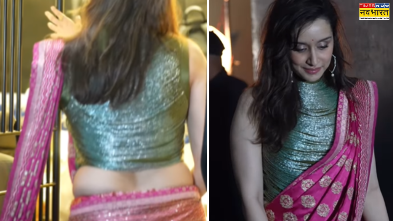 Shraddha Kapoor Latest Saree Look (Photo Credit - Varinder Chawla)