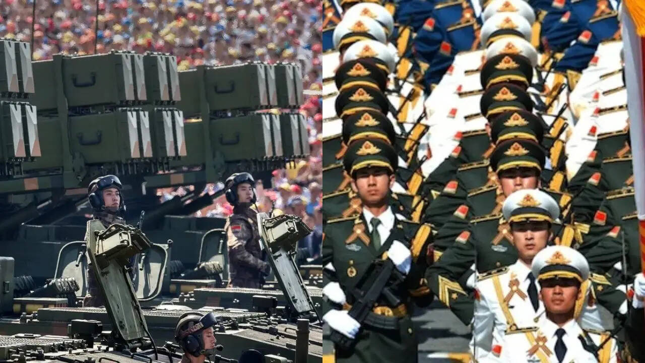 China unveil modern weapons