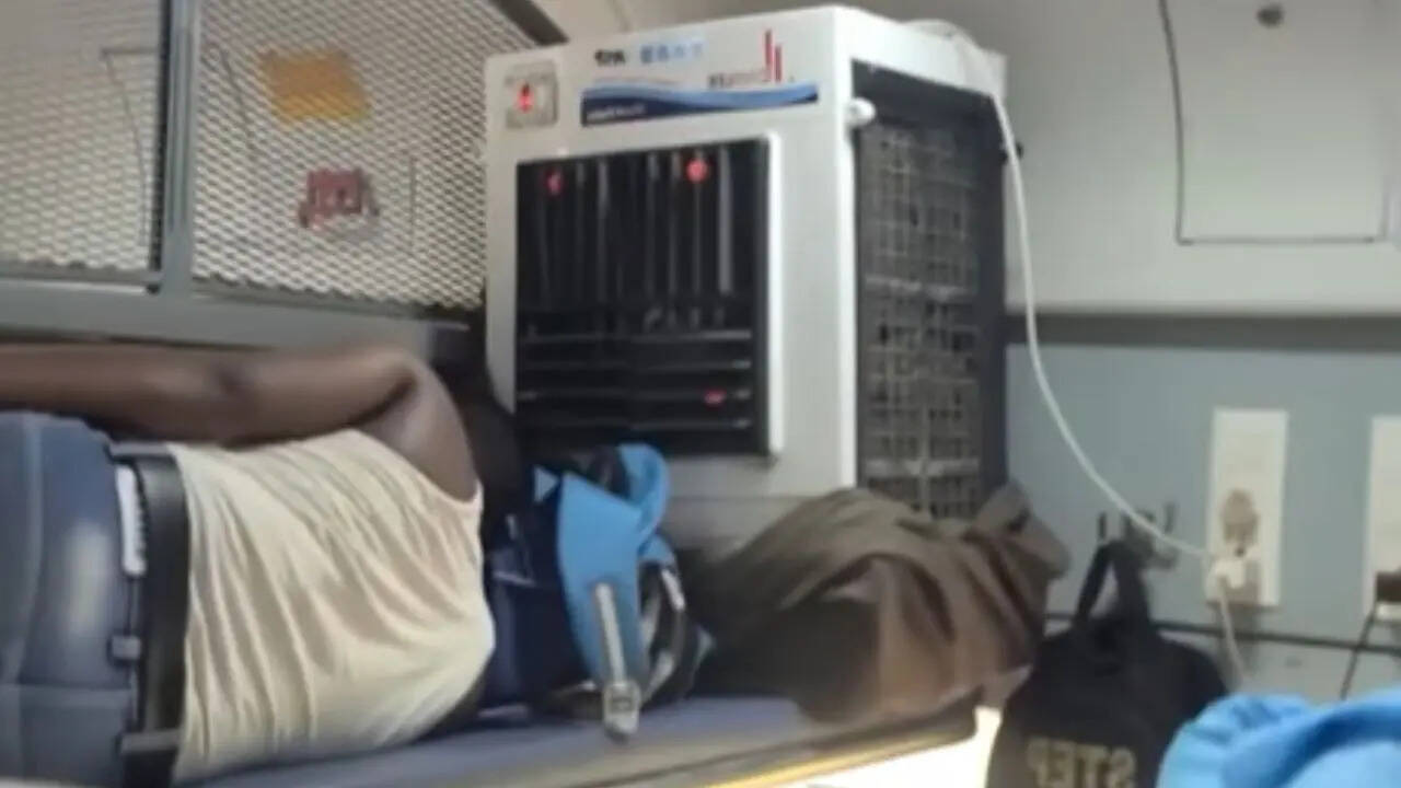 Cooler In Train