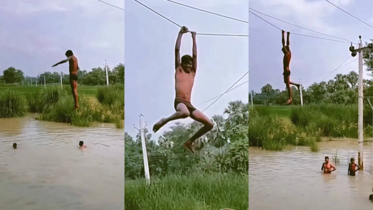 Boys Fun On High Tension Line
